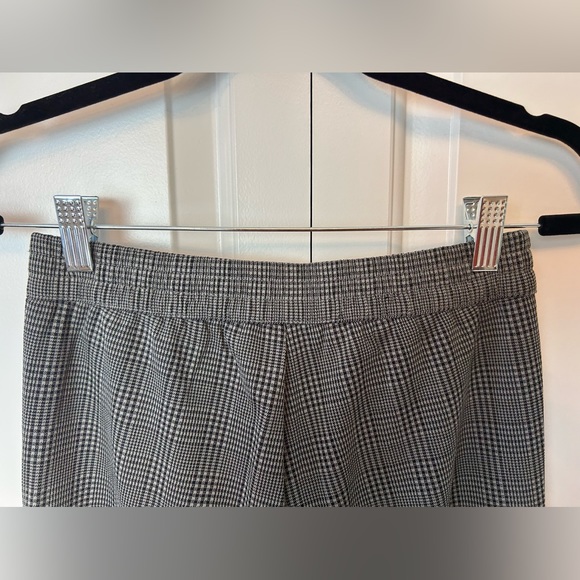 Jacqueline de Yong High Waist Trousers Black & Grey Check Pattern Business Style - Picture 6 of 10